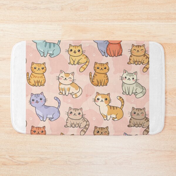 Item preview, Whimsical Cats Seamless Pattern designed and sold by lotus2lin.