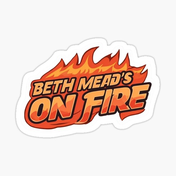 Item preview, Beth Mead's on Fire  designed and sold by stickers4-days.