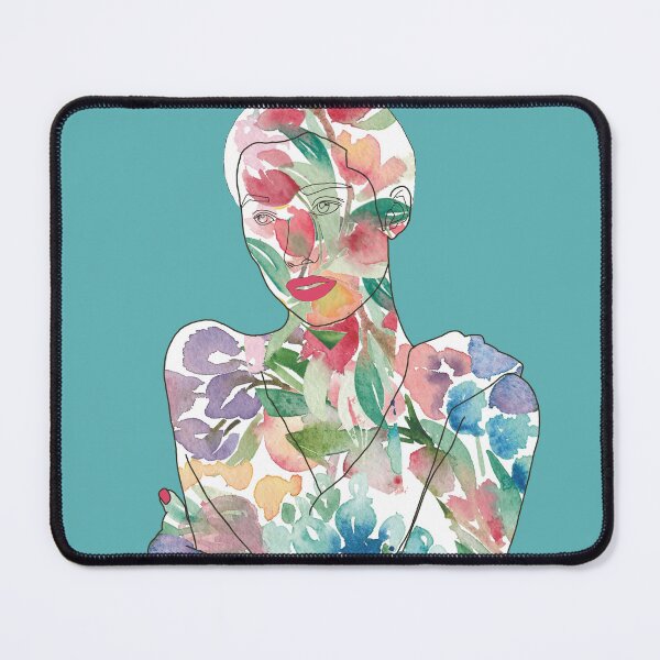 Item preview, Woman in Flowers designed and sold by AquaPixelFusion.