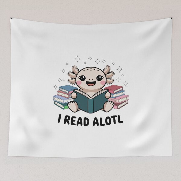 Item preview, I Read Alotl - Cute Axolotl Book Lover designed and sold by HandicraftArt.