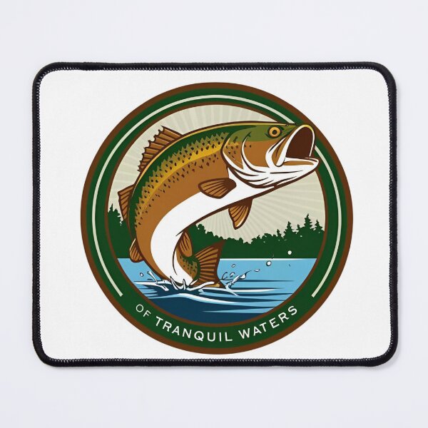 Item preview, Fishing Badge Vintage Design designed and sold by Christian's store.