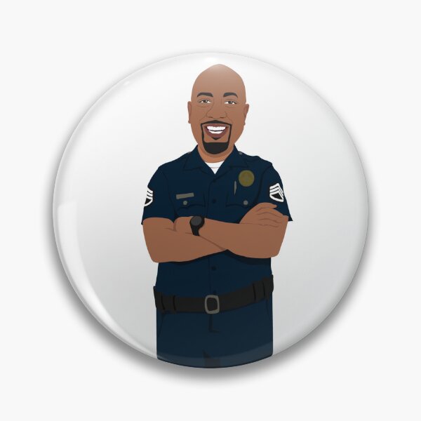 Item preview, Wade Grey cartoon (S6) | The Rookie designed and sold by gottaloveseries.