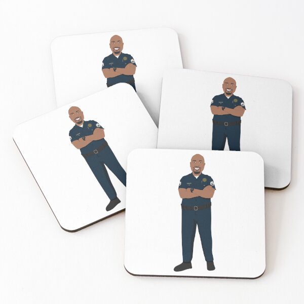 Item preview, Wade Grey cartoon (S6) | The Rookie designed and sold by gottaloveseries.