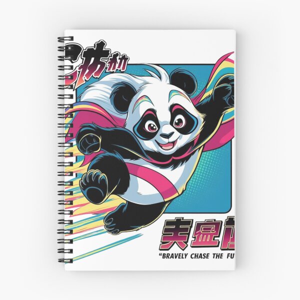 Item preview, Anime Hero Panda – Bravely Chase the Future designed and sold by WeirdSketcher.