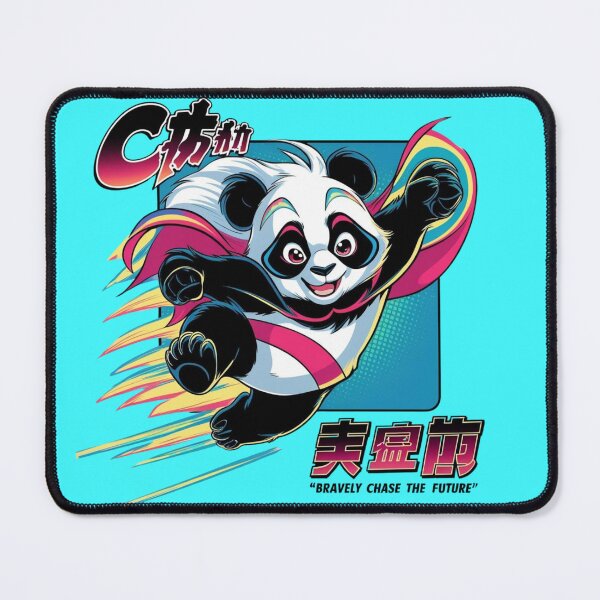 Item preview, Anime Hero Panda – Bravely Chase the Future designed and sold by WeirdSketcher.