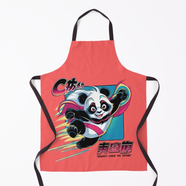 Item preview, Anime Hero Panda – Bravely Chase the Future designed and sold by WeirdSketcher.
