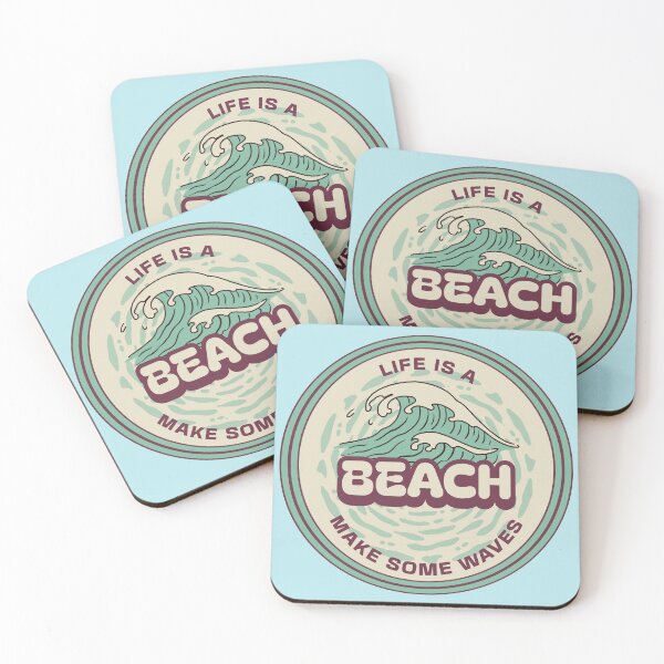 Item preview, Life Is A Beach Make Some Waves designed and sold by Artify Shirts.