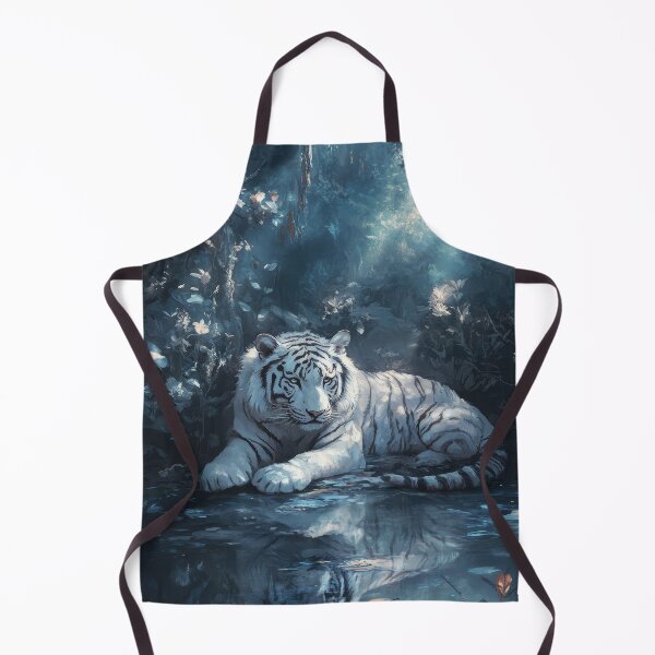 Item preview, White Tiger in Forest designed and sold by The Deep Studio.