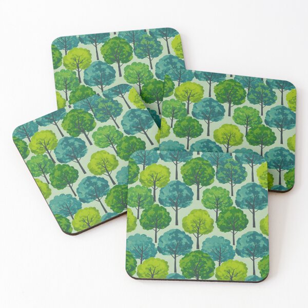 Item preview, Vibrant Forest Seamless Pattern designed and sold by lotus2lin.