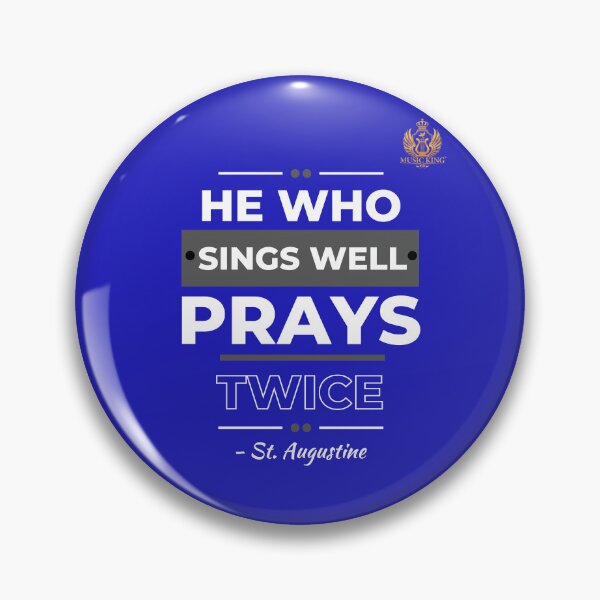 Item preview, Sing Well, Pray Twice (St. Augustine) designed and sold by MUSIC KING.