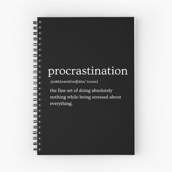 Item preview, Procrastination Dark | Definition Print | Sarcastic | Witty | Funny designed and sold by Azurion.
