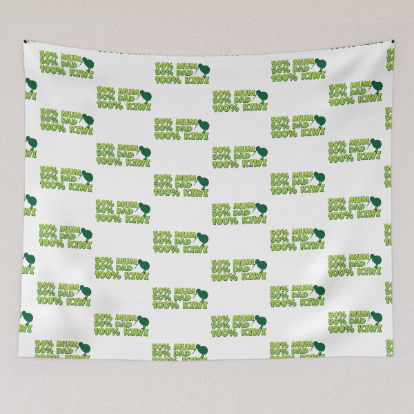 Item preview, 50 percent mum 50 percent dad 100 percent kiwi designed and sold by jazzydevil.