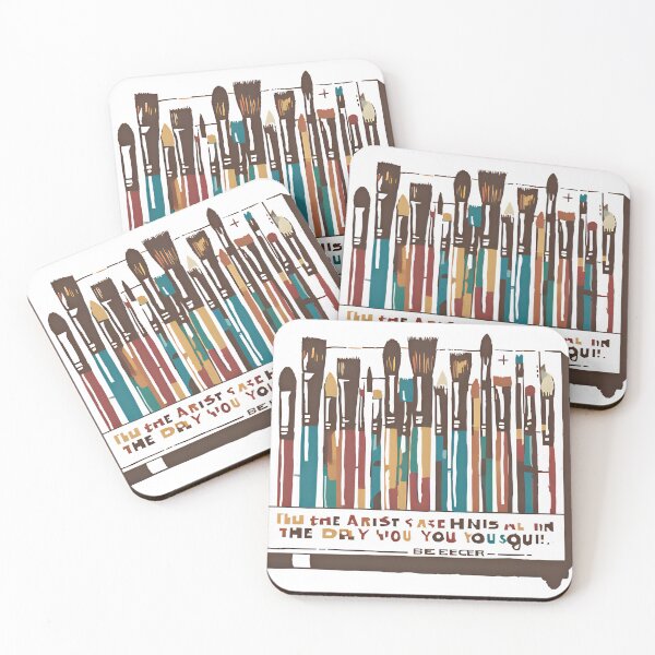 Item preview, Creative Artist Paintbrushes – Abstract Art designed and sold by WeirdSketcher.