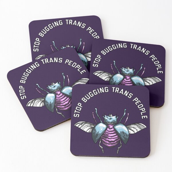 Item preview, Stop Bugging Trans People designed and sold by Art by Veya.