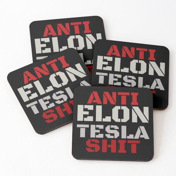 Item preview, anti elon tesla bumper designed and sold by atef-fathy.