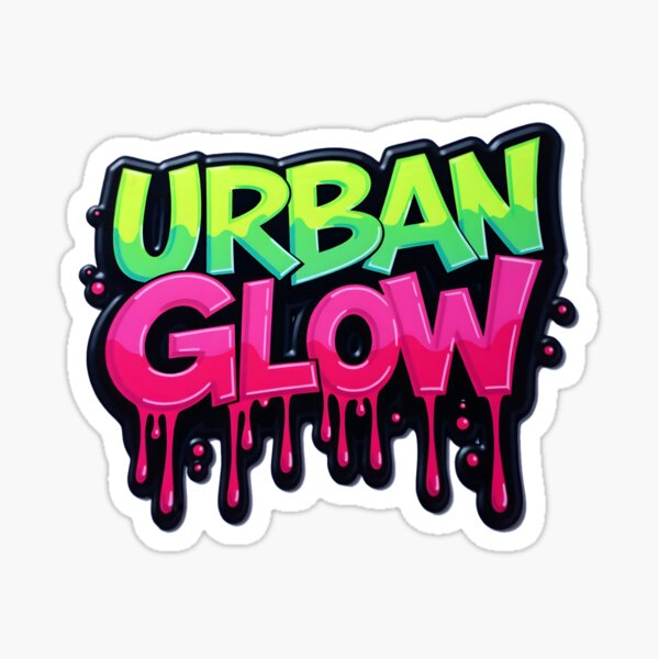 Item preview, Urban Glow - Vibrant Streetwear Inspired T-Shirt designed and sold by PlayfulArts.