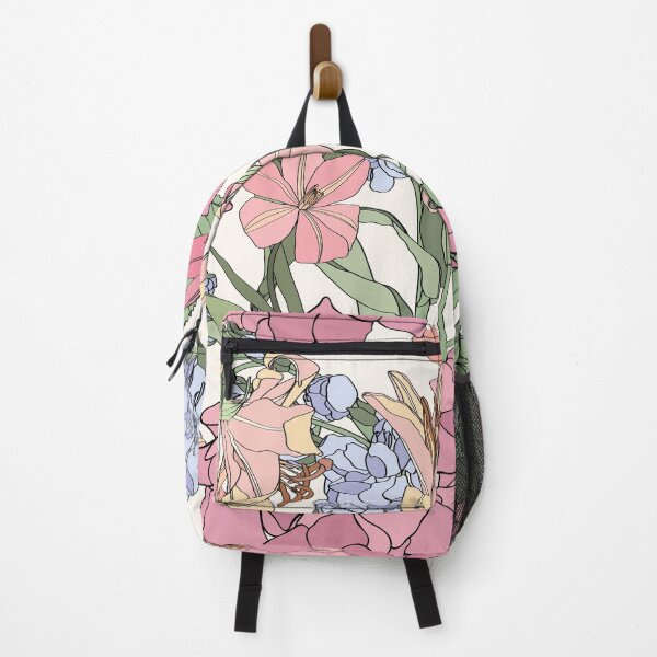Item preview, Seamless repeating pattern with hand drawn simple colored hydrangea, tulips, Matthiola flowers. designed and sold by MatyKotiv.