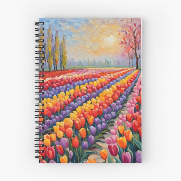 Aperçu de l'œuvre Le pays des merveilles des tulipes créée et vendue par CraftsEtc.