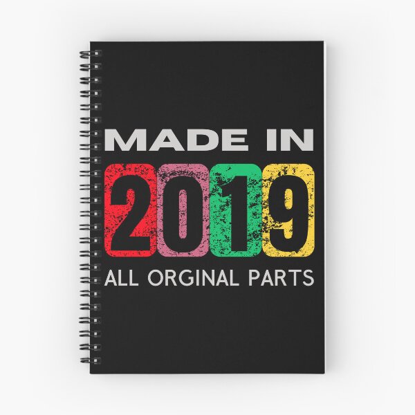 Item preview, Made in 2019 - All Original Parts Birthday Gift designed and sold by Psycho-Crazy.