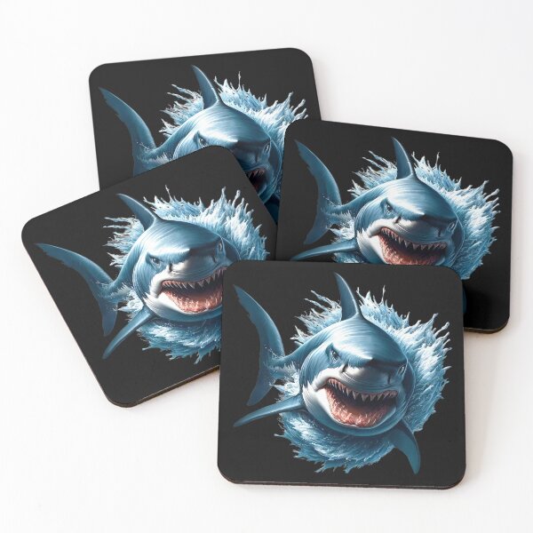 Item preview, Great white shark monster of the deep designed and sold by LoneAngel.