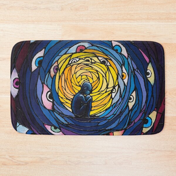 Item preview, "All Eyes on Us" – Surreal Stained Glass-Inspired Artwork designed and sold by Enjoy my  tea time.