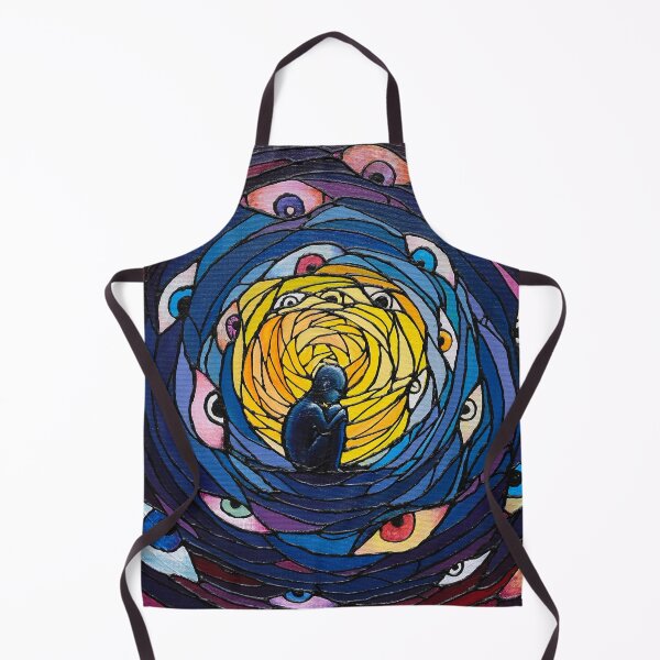Item preview, "All Eyes on Us" – Surreal Stained Glass-Inspired Artwork designed and sold by Enjoy my  tea time.