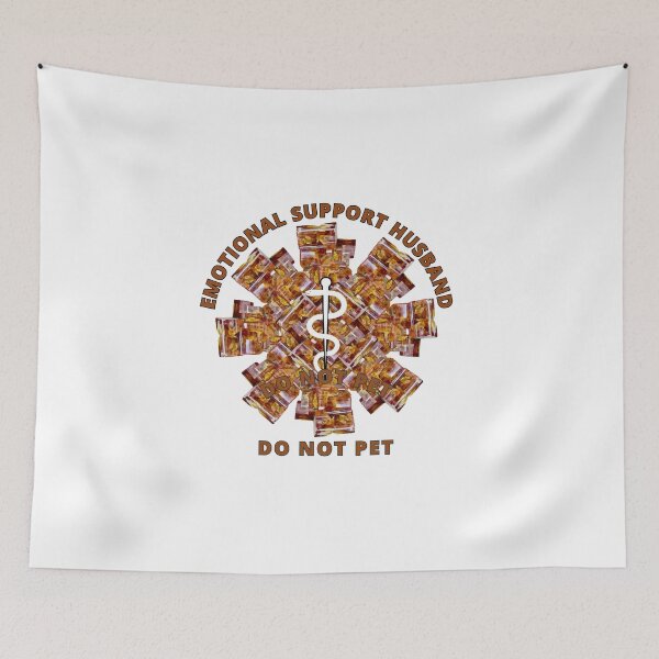 Aperçu de l'œuvre Emotional Support Husband Do Not Pet Vanadinite Powered Design créée et vendue par ArtDesignTp.