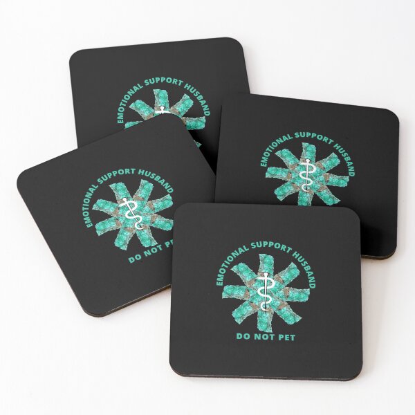 Item preview, Emotional Support Husband Do Not Pet Malachite Powered Design designed and sold by ArtDesignTp.