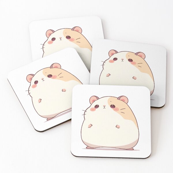 Item preview, Cute hamster character design designed and sold by Redboof.