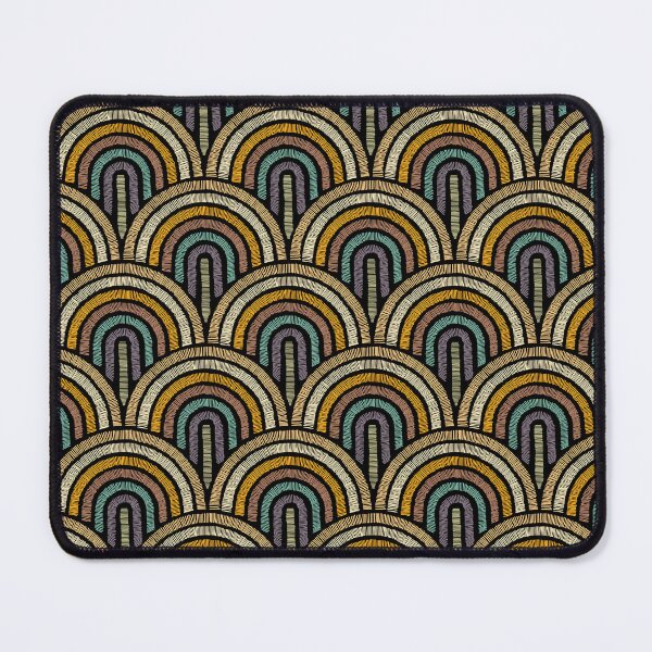 Item preview, Vintage arch satin stitch embroidery print designed and sold by Familyshmot.