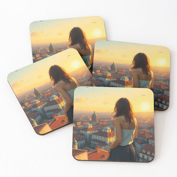 Item preview, Madrid city rooftops view designed and sold by Ponted.