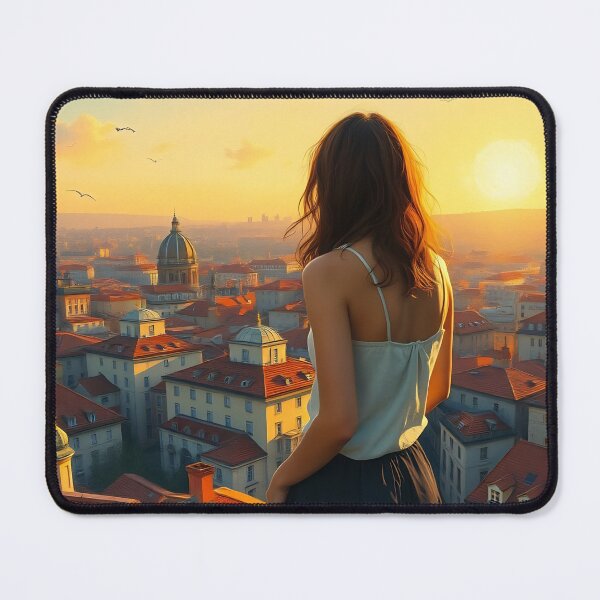 Item preview, Madrid city rooftops view designed and sold by Ponted.