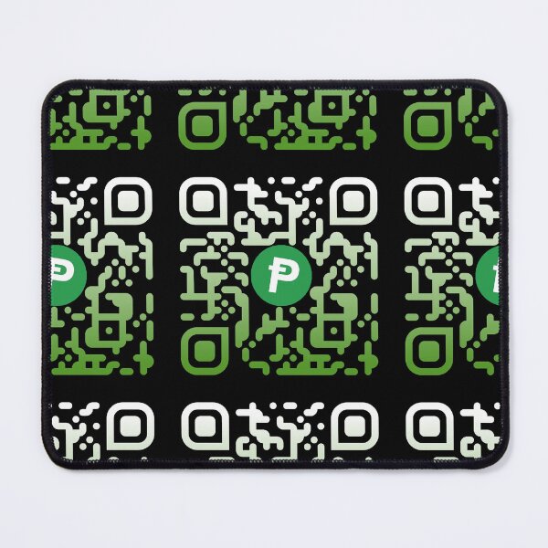 Item preview, PepeCoin $PEP QR CODE BLACK designed and sold by NoiseToSeeYou.