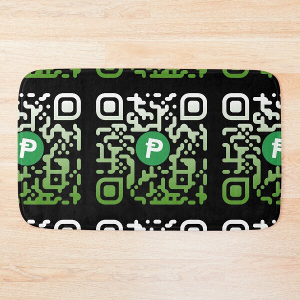 Item preview, PepeCoin $PEP QR CODE BLACK designed and sold by NoiseToSeeYou.