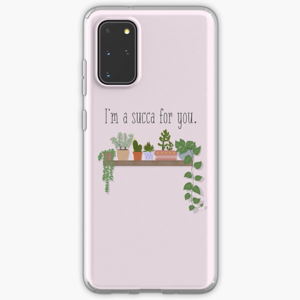 Aperçu de l'œuvre Je suis une succucase pour toi Illustration d'étagère de plantes d'intérieur créée et vendue par Ditsy & Stitch.