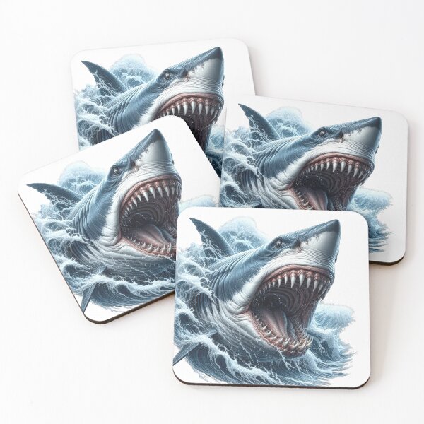 Item preview, Monster shark, the fierce great white designed and sold by LoneAngel.
