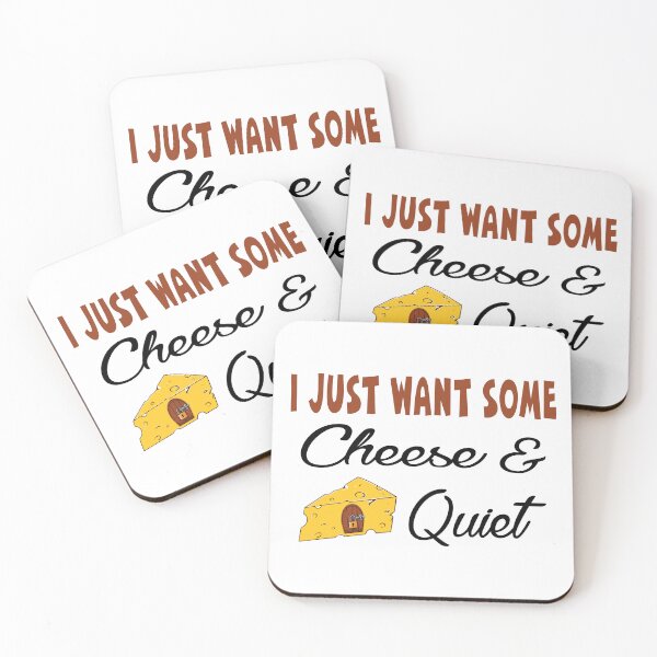 Item preview, I just want some cheese & quiet cheese lover designed and sold by Colorfulman.