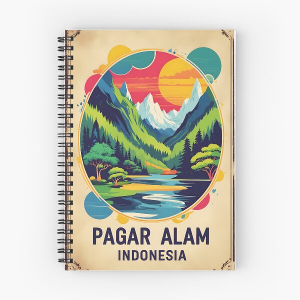 Item preview, Pagar Alam Indonesia Vintage Travel Tourism designed and sold by TravelersGems.