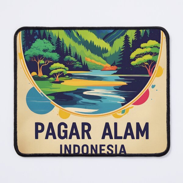 Item preview, Pagar Alam Indonesia Vintage Travel Tourism designed and sold by TravelersGems.