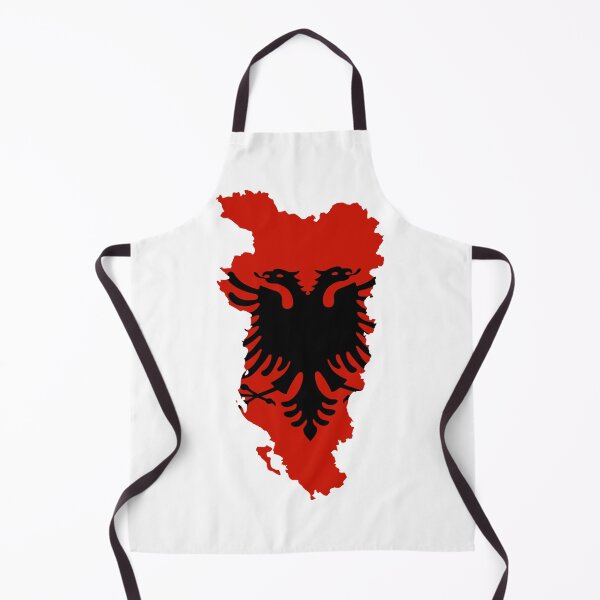 Item preview, Flag Map of Albania designed and sold by Beluga Cat.