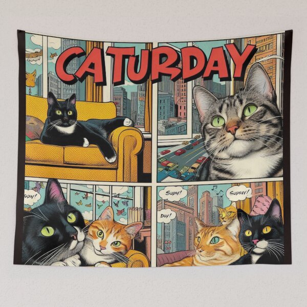 Item preview, Caturday designed and sold by Jurand  Creations.