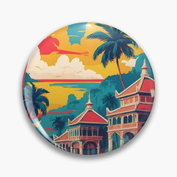 Item preview, Kediri Indonesia Vintage Travel Tourism designed and sold by TravelersGems.