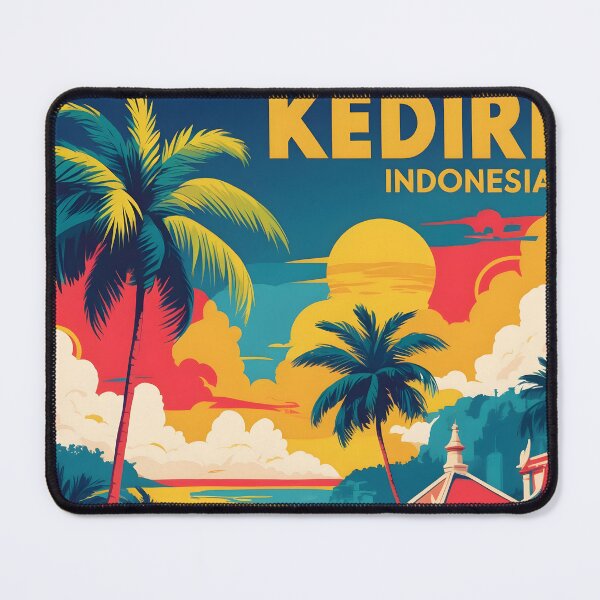 Item preview, Kediri Indonesia Vintage Travel Tourism designed and sold by TravelersGems.