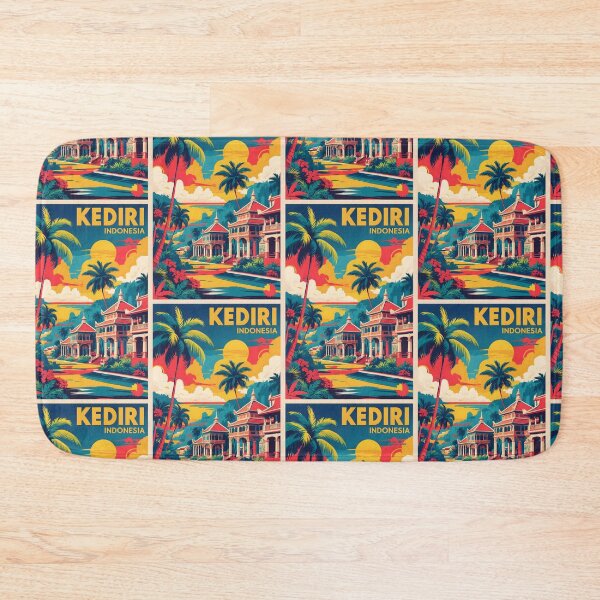 Item preview, Kediri Indonesia Vintage Travel Tourism designed and sold by TravelersGems.