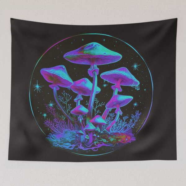 Item preview, Purple Shroom Bloom | Garden of Shrooms designed and sold by Daniel Watts.