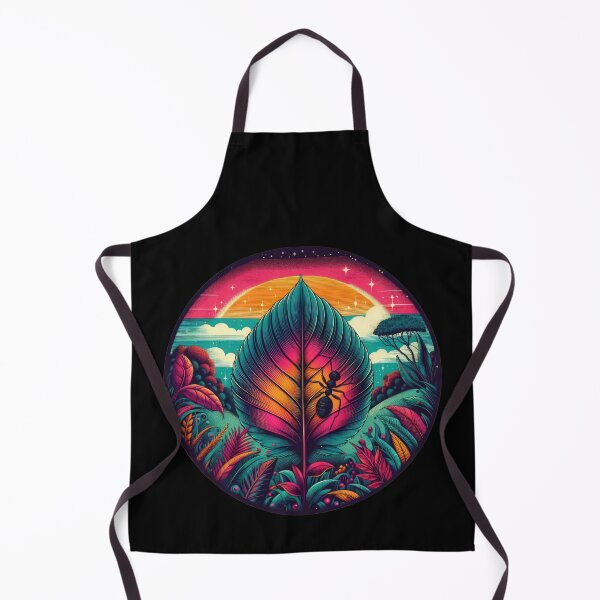 Item preview, Vintage Flowers colorful leaf with ant ,vintage leaf , leaf designed and sold by Expressions-Sel.