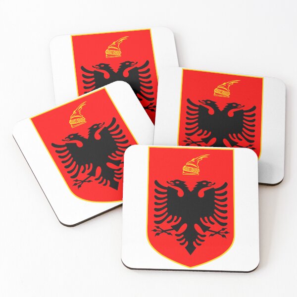 Item preview, Coat of arms of Albania designed and sold by Beluga Cat.