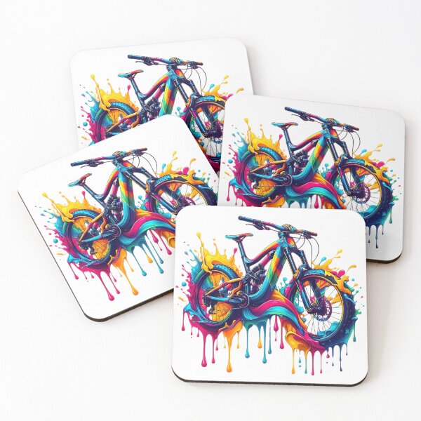 Item preview, Colourful Mountain Bike Splash designed and sold by StyleTee11.