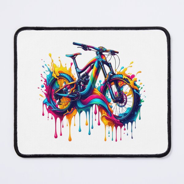 Item preview, Colourful Mountain Bike Splash designed and sold by StyleTee11.