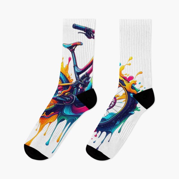 Item preview, Colourful Mountain Bike Splash designed and sold by StyleTee11.